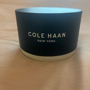 Cole Haan Leather and Faux Fur Muffs